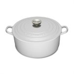 Cocotte ronde blanc pur 26 cm Le Creuset